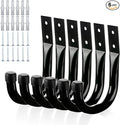 KURUI Metal Wall Hooks for Hanging Heavy Duty, Large Utility J Hooks by KURUI