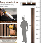 Wood Slat Wall Panels 4 Pack 94.5" x 7.9", Acoustic Wooden Panel - Image 5