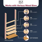 Made in USA | EZStudRack Adjustable Between Stud Shelf Bracket | Shelf Brackets - Image 4