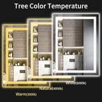 LED Bathroom Mirrors 24"x30" Bathroom Mirror - Image 5