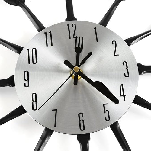 16 Inch Cutlery Kitchen Wall Clocks - Image 3