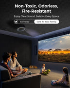 36 Pack Self-Adhesive Acoustic Foam Panels, Fire Resistant Soundproof Wall - Image 4