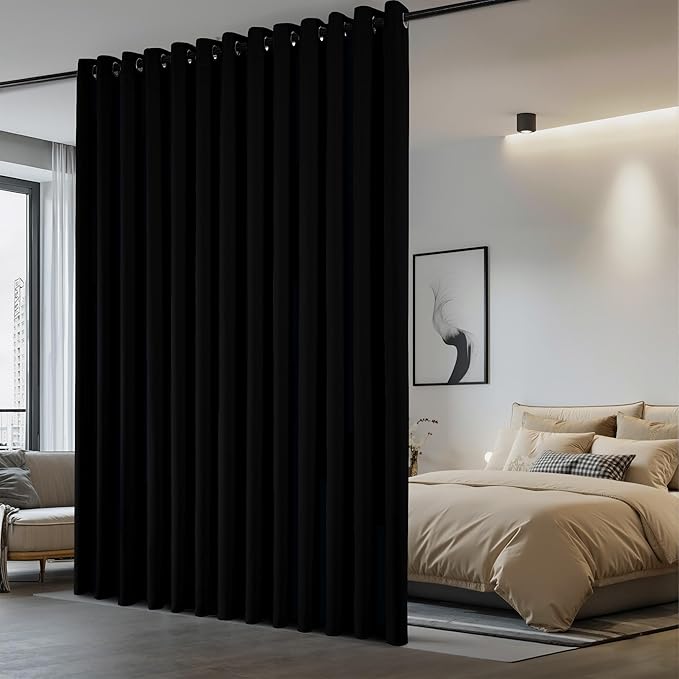 NICETOWN Closet Door Heavy Curtain, Room Dividers Shade Screens Partitions by NICETOWN