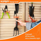 HUPBIPY 18 Pack Garage Hooks Heavy Duty Utility Steel - Image 7