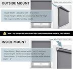 AOSKY Cordless Roller Shades Blackout Blinds - Image 6