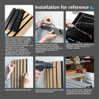 Art3d 4-Pack Acoustic Wood Slat Wall Panels - Image 8