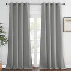 NICETOWN Bedroom Curtain Room Darkening Drapery 102 inches Length by NICETOWN
