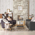 Jeweluck Stone Wallpaper Peel and Stick Brick Wallpaper 17.7”×590.5” Brick - Image 5