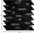 SUNWINGS 5-Sheet Peel and Stick Mosaic Natural 3D Stone Self Adhesive Marble - Image 10