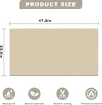 3D Wall Panels - 4PCS 47.2"x23.6" Faux Stone Wall Covering - MCM Modified Clay - Image 2