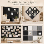 Large Cork Boards for Walls – 36" x 24" Self Adhesive Felt Wall Tiles - Image 6