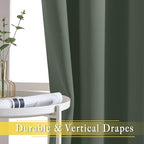NICETOWN Sliding Door Curtains 84 inches Long, Grommet Blackout Thermal Patio - Image 4