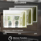 Ratsamee 72x32 Inch Led Mirror for Bathroom - Image 4