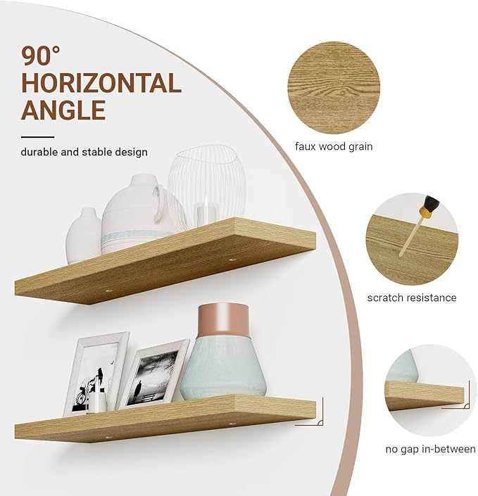 Heimlove 32 Inch Floating Shelves - Image 5