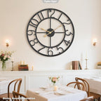 Pytha Sight 24 Inch Large Oversized Farmhouse Modern Decorative Wall Clock - Image 7