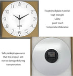 XNM Small Modren Minimalist Glass Wall Clocks Battery Operated 12 Inch Simple - Image 7
