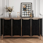 YENHOME 30"X200" Black Velvet Wallpaper Peel and Stick Black Vintage Velvet - Image 5