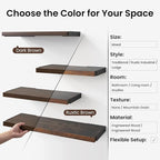 BAYKA Wall Shelves for Bedroom Decor, Floating Shelves for Wall, Display - Image 6