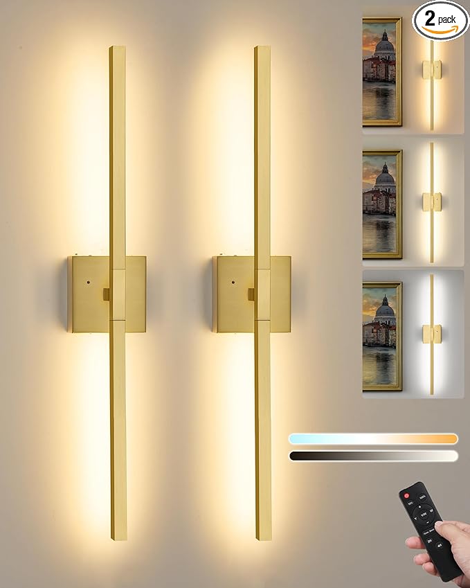 Rayogale 36 Inch 8000mAh Wireless Wall Sconce by Rayogale