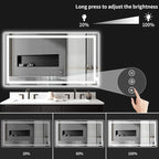 LED Bathroom Mirrors 28"x60" Bathroom Mirror - Image 4