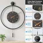 30.7×20 Inch Large Modern Decorative Wall Clocks - Image 2
