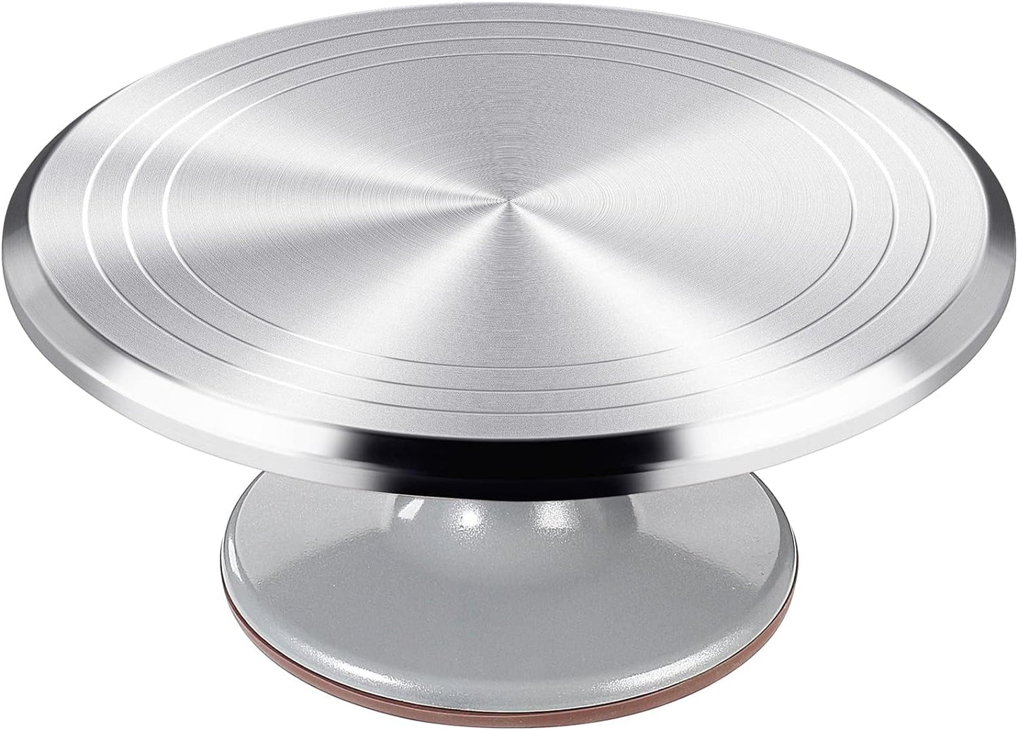 12 Inch Round Aluminum Tall Revolving Cake Decorating Stand,Cake Turntable, Rotating Cake Stand,Cake Spinner Turntable for Decorating,Cake Turntable for Decorating,Professional Cake Decorat Spin Kit