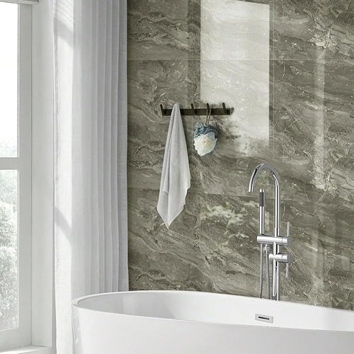 10pcs Marble Peel and Stick Waterproof Wall Panels, Heat-Resistant Backsplash - Image 2