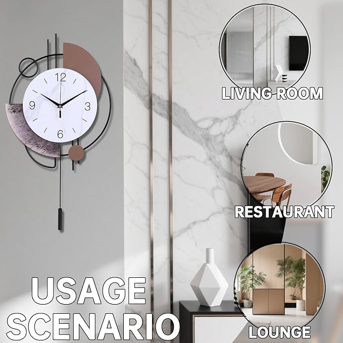 Dankeit Wall Clock, Silent Non-Ticking Quality Quartz Battery Operated - Image 6