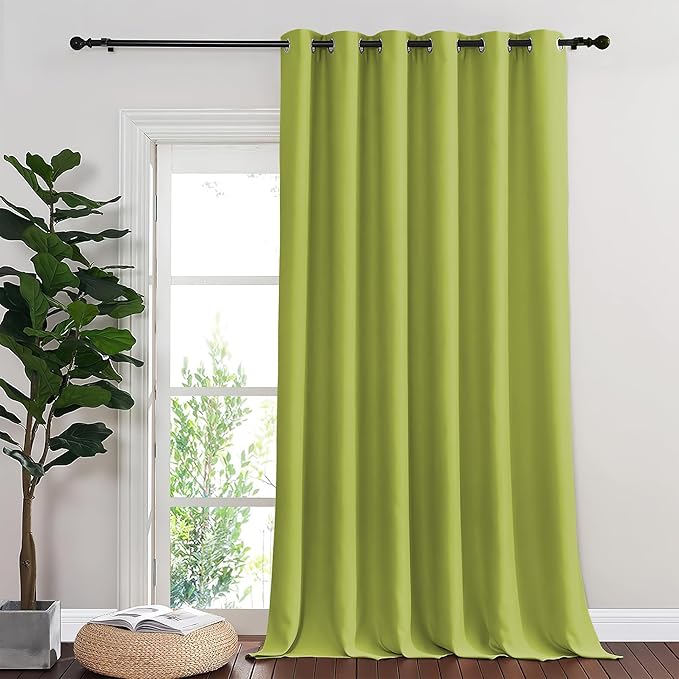 NICETOWN Blackout Sliding Glass Door Curtains, Room Darkening Thermal Insulated by NICETOWN