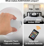 Battery Operated Wall Sconce Set of Two, Wireless Rechargeable Wall Light - Image 4