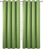 LEMOMO Light Green Thermal Blackout Curtains/52 x 95 Inch/Set of 2 Panels Room - Image 2