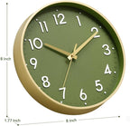 Mosewa Wall Clock 8 Inch, Battery Operated Silent Non-Ticking Modern Analog - Image 3