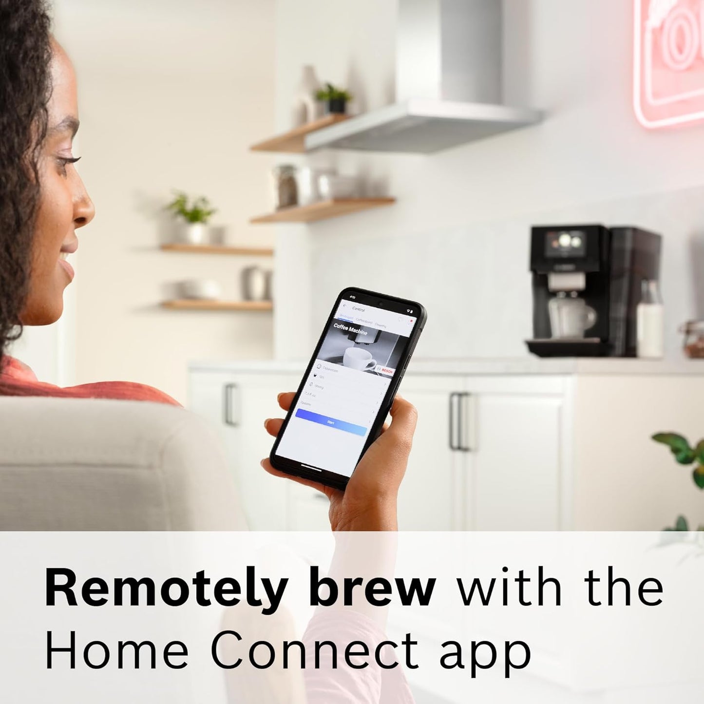 Bosch 800 Series Fully Automatic Espresso and Coffee Machine – 35 Drinks, Cold Brew, Double Cup, Milk Hose, Ceramic Grinder, Smart Features, in Black TPU60309