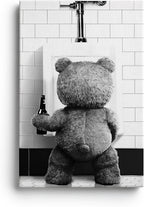 DIHSIEG 12x16 Canvas Wall Art funny bathroom wall art Print Poster Vintage - Image 9