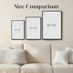 Framed Beige Black Abstract Wall Art - Image 7