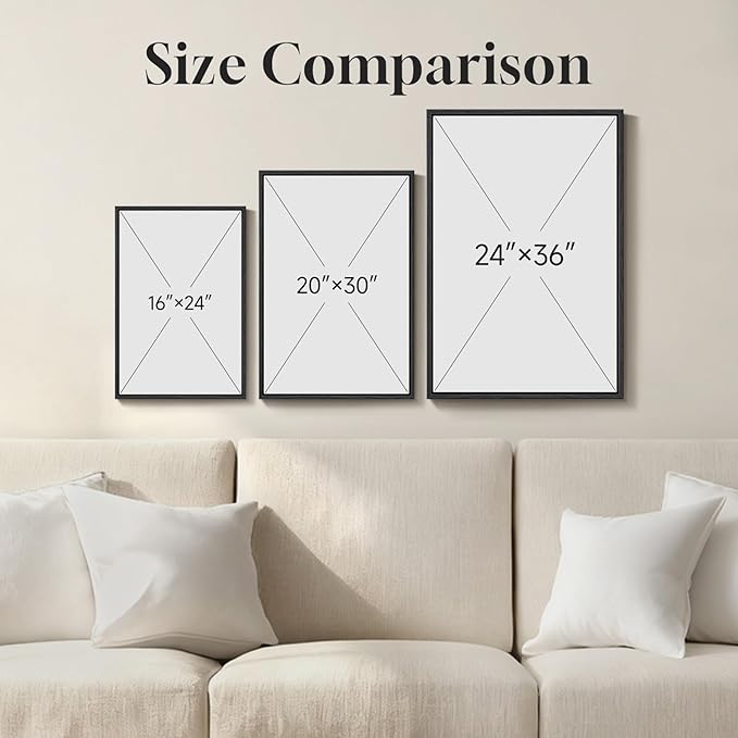 Framed Neutral Abstract Wall Art - Image 4