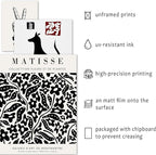 ANERZA 16 PCS Black and White Wall Art Decor, Matisse Abstract Gallery Wall - Image 3