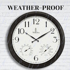 24 inch Outdoor Clocks for Patio Large Waterproof - Image 5