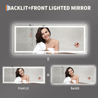 GarveeHome 60x24 LED Bathroom Mirror - Image 3
