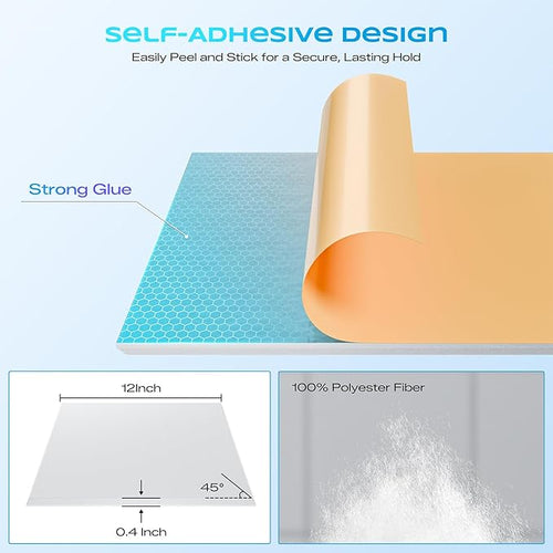 12 Pack Self-Adhesive Acoustic Panels, Soundproof Wall Panels - Image 2