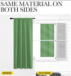NICETOWN RV Blackout Curtains for Camper Windows, Froest Green, Kitchen Curtains - Image 5