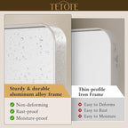 TETOTE Brushed Nickel Bathroom Mirror 24 x 30 Inch - Image 3