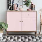 Pink Grasscloth Peel and Stick Wallpaper A Set of 23.6" X 480" Self-Adhesive - Image 3