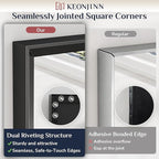 Keonjinn 48 x 30 Inch Black Bathroom Mirrors - Image 4