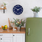 Roymnie Wall Clock, Silent Wall Clocks Battery Operated 8 Inch-Modern Non - Image 2