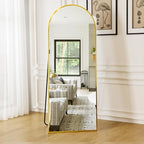Dewfig Arched Full Length Mirror, Full Body Mirrors - Image 2