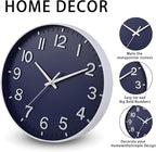 HZDHCLH Wall Clocks Battery Operated, Wall Clock Navy Blue, 14 inch Wall Clock - Image 4