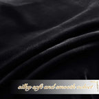 NICETOWN Black Out Velvet Curtains 54 inches Long - Image 5