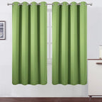 LEMOMO Light Green Thermal Blackout Curtains/52 x 72 Inch/Set of 2 Panels Room by Lemomo