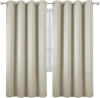 LEMOMO Light Beige Thermal Blackout Curtains/52 x 72 Inch/Set of 2 Panels Room - Image 2